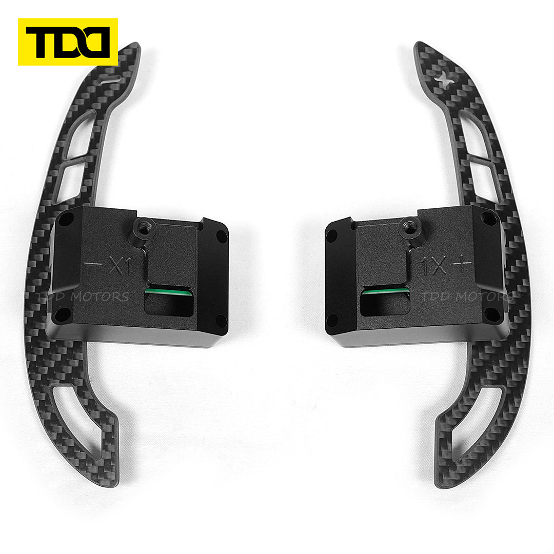 TDD Magnetic Carbon Fiber Paddle Shifters For Hyundai Veloster N 19-22 Elantra N M/T CN7 21-23 2022-2024