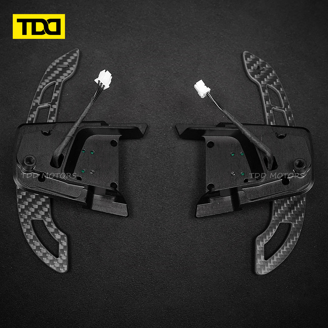 TDD Motor Carbon Fiber Magnetic Paddle Shifters For Volkswagen GTI Golf 7 Golf R MK7/7.5 VW GTI Scirocco