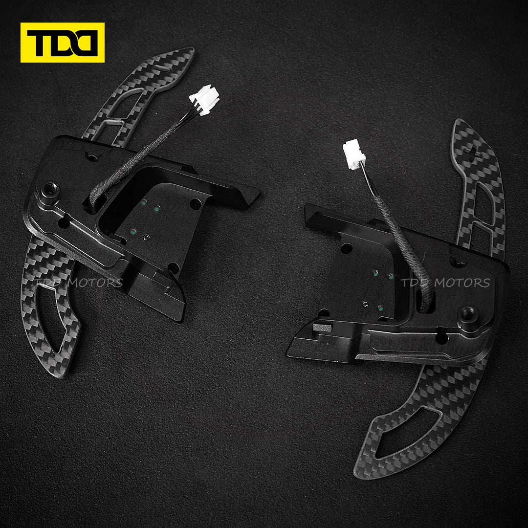 TDD Motor Carbon Fiber Magnetic Paddle Shifters For Volkswagen GTI Golf 7 Golf R MK7/7.5 VW GTI Scirocco