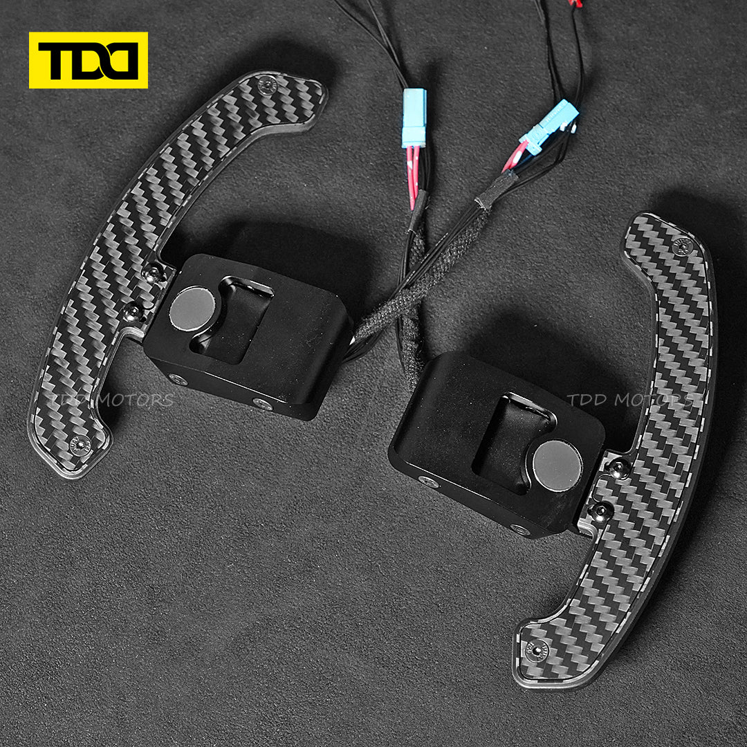 TDD Carbon Fiber Magnetic LED Paddle Shifters For Supra A90 A91 2019-2024