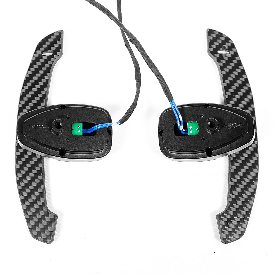 Carbon Fiber Magnetic Paddle Shifters For Mercedes Benz W205,S205, W213, N293, W24, C117, X117, C238, A238, C257 Class: C E EQC B CLA GLE GLS
