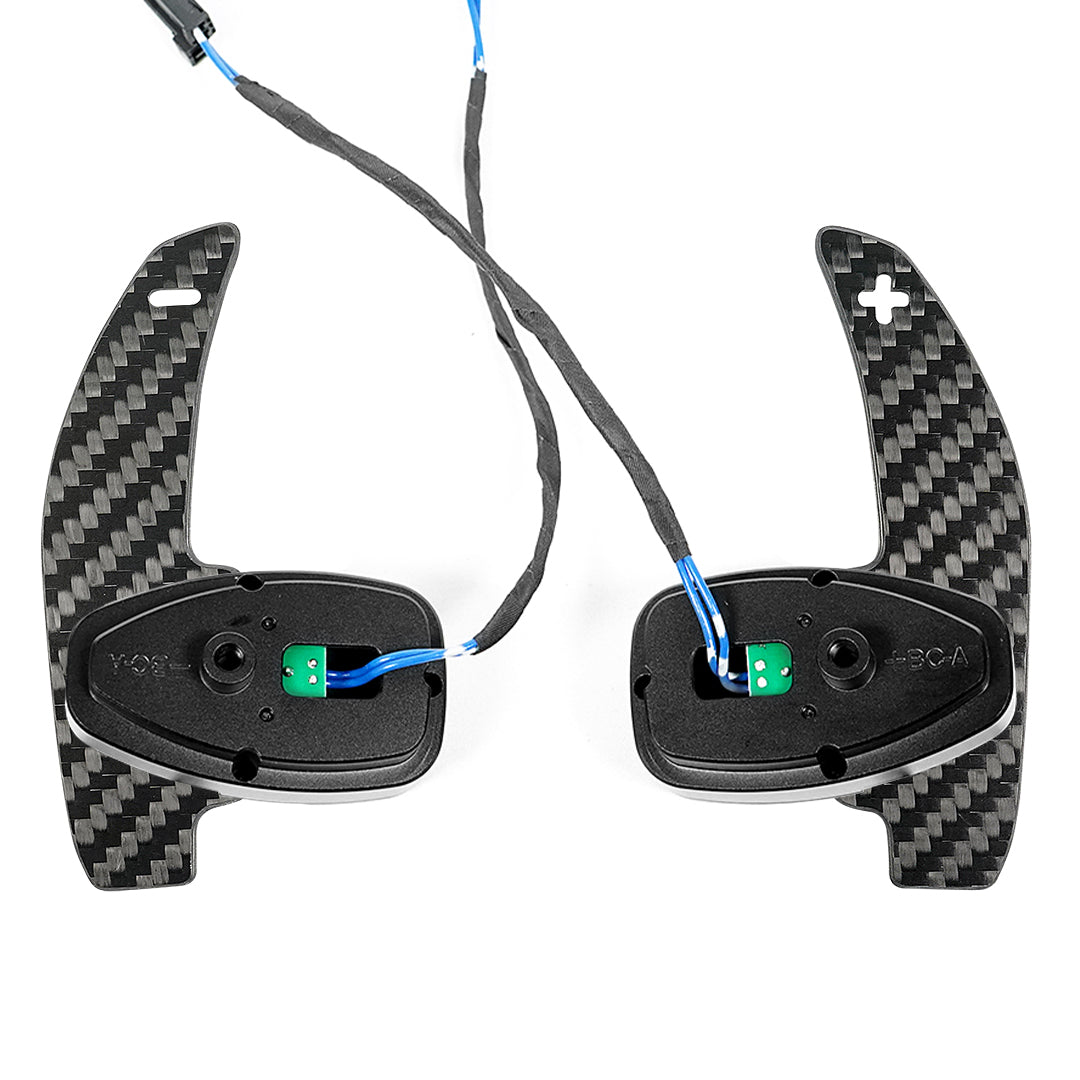 Carbon Fiber Magnetic Paddle Shifters For Mercedes Benz W205,S205, W213, N293, W24, C117, X117, C238, A238, C257 Class: C E EQC B CLA GLE GLS