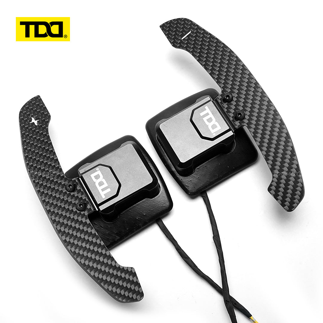 TDD Aluminum Alloy Magnetic Paddle Shifter For BMW E90 M3 E92 M3 E93 M3 X5M X6M E70 E71 Steering Wheel Shift Paddle