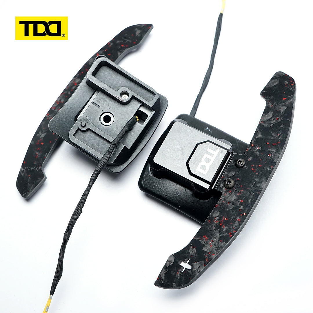 TDD Aluminum Alloy Magnetic Paddle Shifter For BMW E90 M3 E92 M3 E93 M3 X5M X6M E70 E71 Steering Wheel Shift Paddle