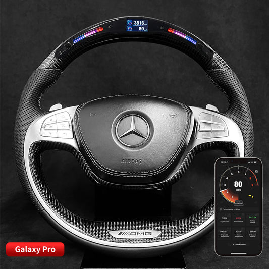 Galaxy Pro LED Steering Wheel for Mercedes W221, Class: S AMG