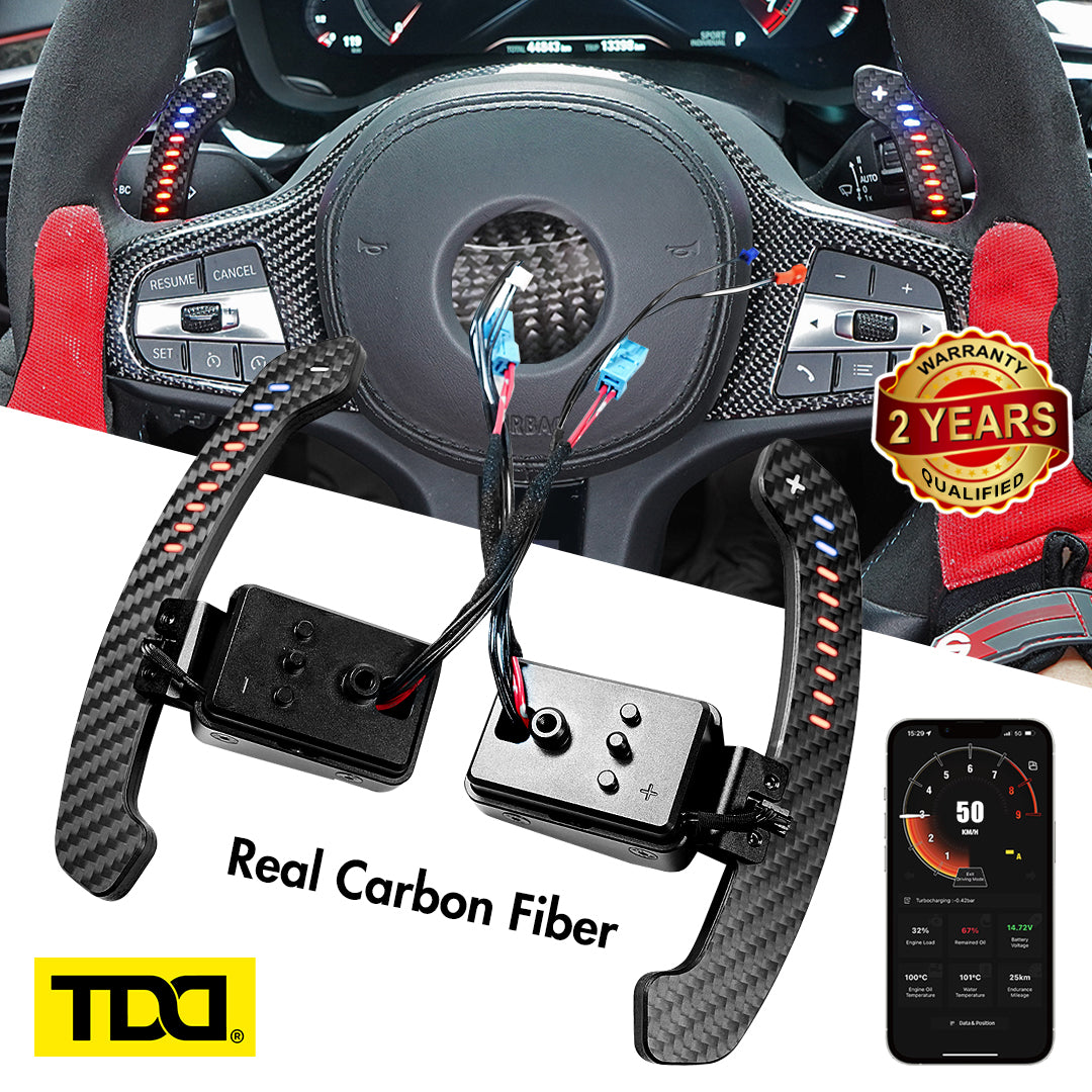 Carbon Fiber Magnetic LED Paddle Shifters For BMW F10 F06 F07 F11 F18 F12 F13 F01 F02 F30 F31 F32 F33 F34 2 3 4 5 6 7 Series G20 G30 G32 G38 G12 G01 G80 F90 F92 30 X3: G01 X4: G02 X5: G05 X6: G06 X7 G07 F20 F30 F32 F34 F36 F80 I8