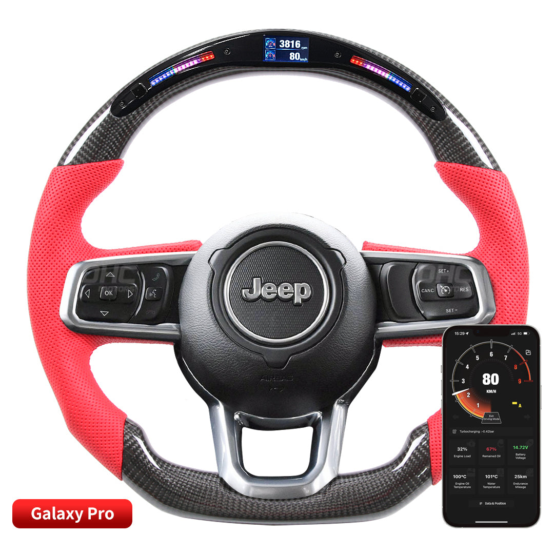 Galaxy Pro LED Steering Wheel for Jeep Wrangler