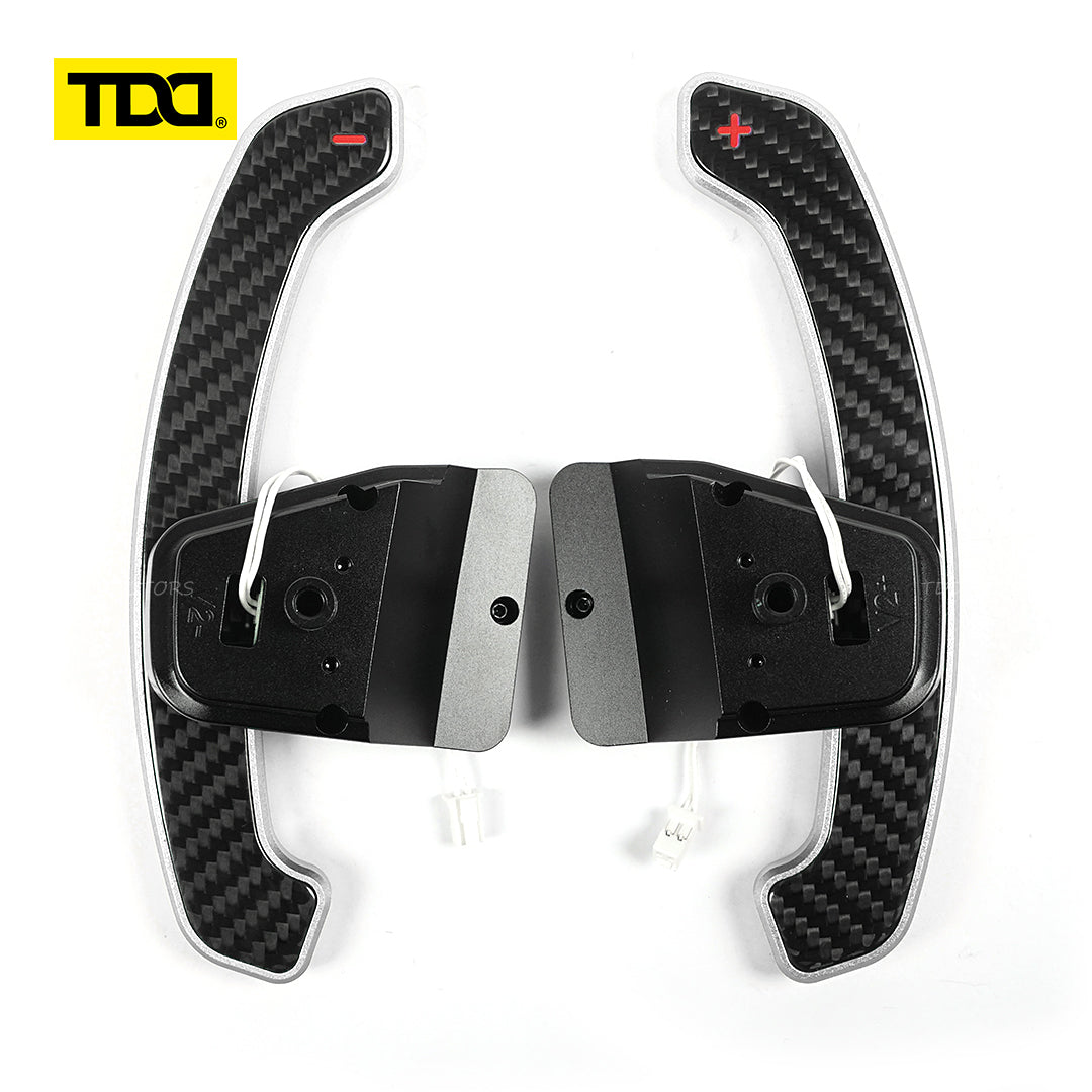 TDD Carbon Fiber Magnetic Paddle Shifters for Paddle Shifters For Volkswagen Golf 8 MK8 CC GTI R