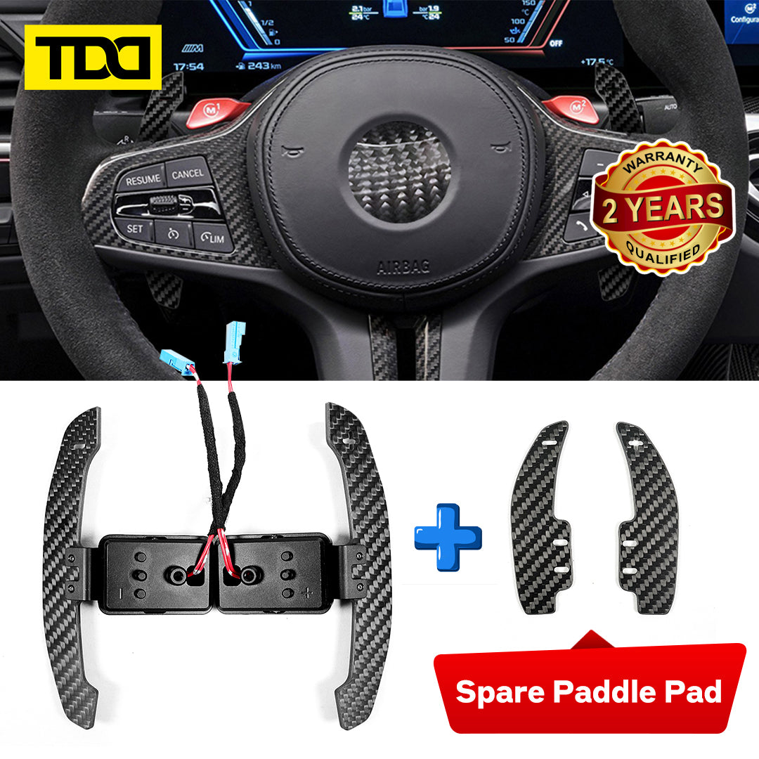 TDD Magnetic Carbon Fiber Paddle Shifters For BMW F10 F06 F07 F11 F18 F12 F13 F01 F02 F30 F31 F32 F33 F34 2 3 4 5 6 7 Series G20 G30 G32 G38 G12 G01 G80 F90 F92 30 X3: G01 X4: G02 X5: G05 X6: G06 X7 G07 F20 F30 F32 F34 F36 F80 I8 7 Series