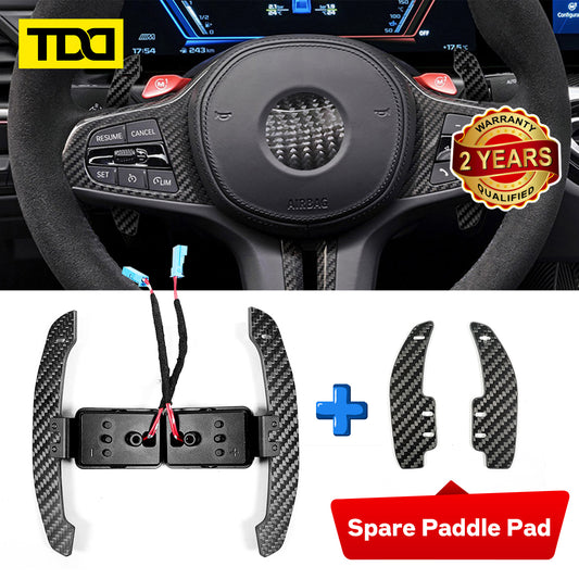 TDD Magnetic Carbon Fiber Paddle Shifters For BMW F10 F06 F07 F11 F18 F12 F13 F01 F02 F30 F31 F32 F33 F34 2 3 4 5 6 7 Series G20 G30 G32 G38 G12 G01 G80 F90 F92 30 X3: G01 X4: G02 X5: G05 X6: G06 X7 G07 F20 F30 F32 F34 F36 F80 I8 7 Series