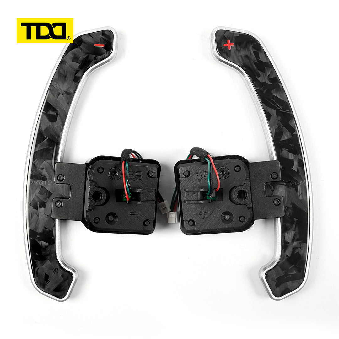 TDD Carbon Fiber Magnetic Paddle Shifters for Paddle Shifters For Audi B9 series