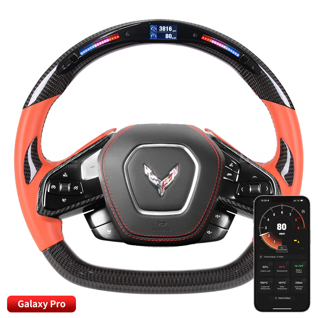 Galaxy Pro LED Steering Wheel for Chevrolet C8