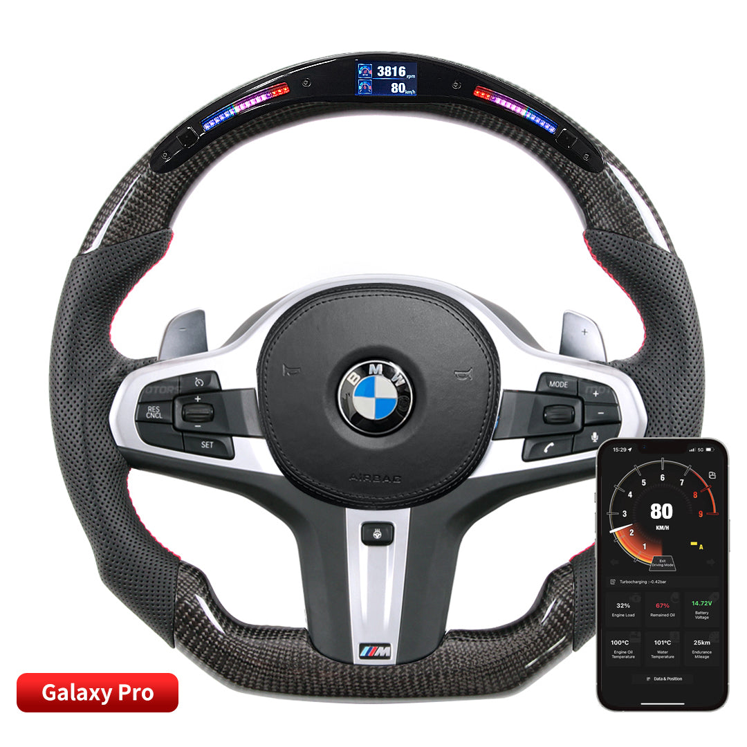 Galaxy Pro LED Steering Wheel for BMW G Series 3 Series 5 Series
