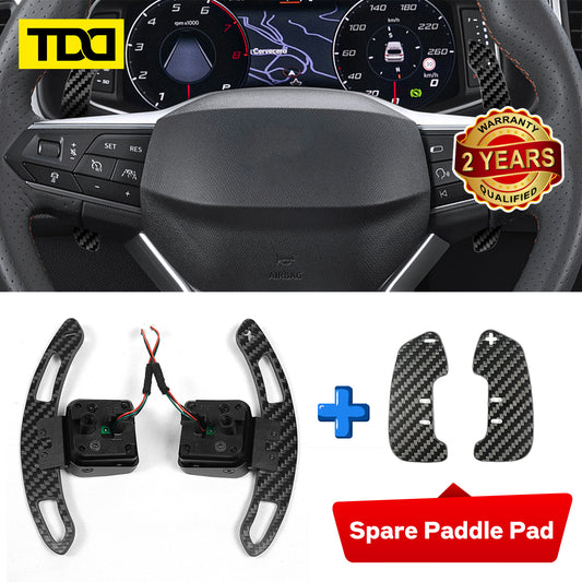TDD Magnetic Carbon Fiber Paddle Shifters For Seat Leon Cupra Formentor Leon ST