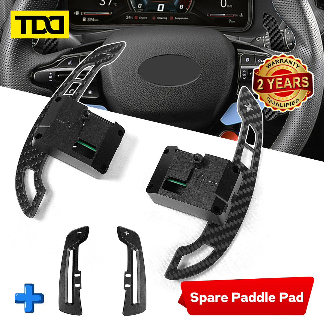TDD Magnetic Carbon Fiber Paddle Shifters For Hyundai Veloster N 19-22 Elantra N M/T CN7 21-23 2022-2024