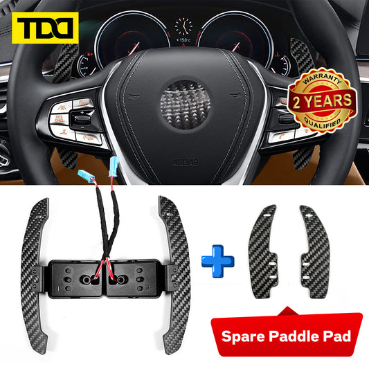 TDD Carbon Fiber Magnetic Paddle Shifters For BMW F10 F06 F07 F11 F18 F12 F13 F01 F02 F30 F31 F32 F33 F34 2 3 4 5 6 7 Series G20 G30 G32 G38 G12 G01 G80 F90 F92 30 X3: G01 X4: G02 X5: G05 X6: G06 X7 G07 F20 F30 F32 F34 F36 F80 I8 7 Series