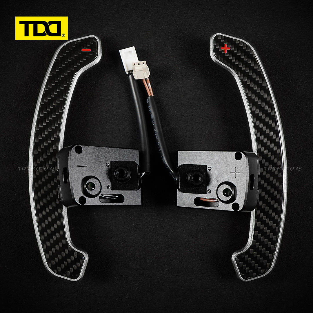 TDD Carbon Fiber  Magnetic Paddle Shifters for Paddle Shifters For Nissan