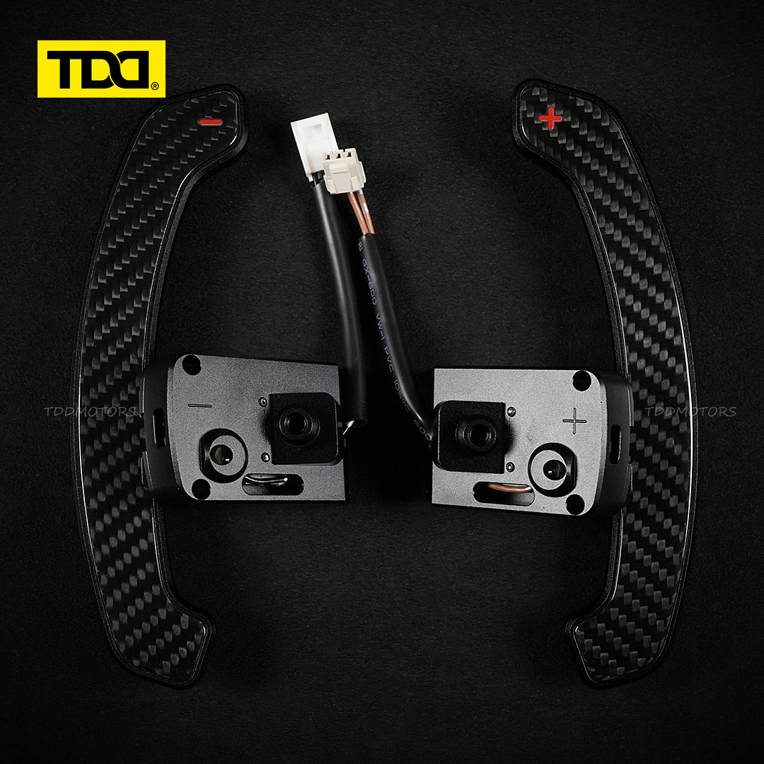 TDD Carbon Fiber  Magnetic Paddle Shifters for Paddle Shifters For Nissan