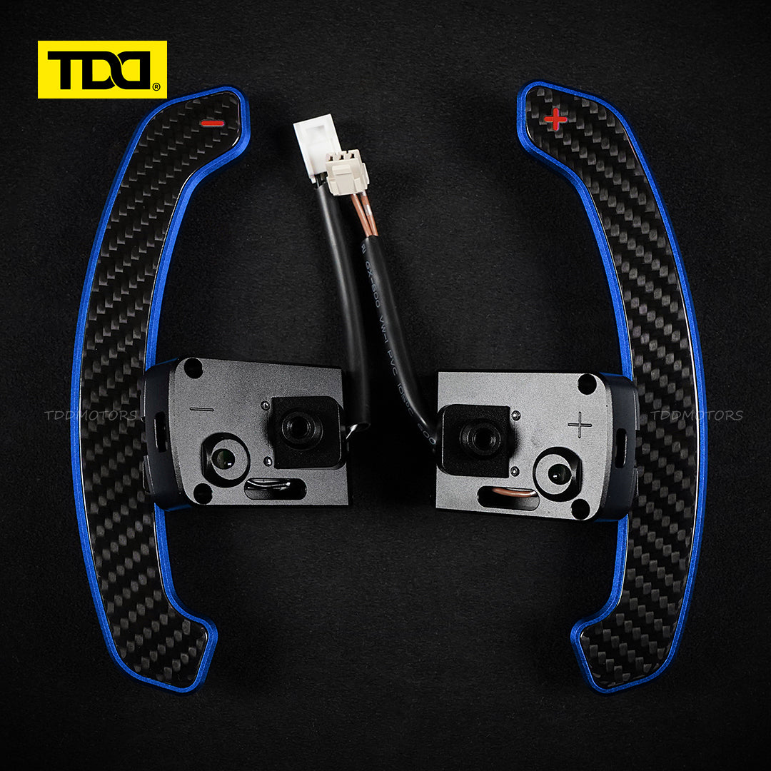 TDD Carbon Fiber  Magnetic Paddle Shifters for Paddle Shifters For Nissan