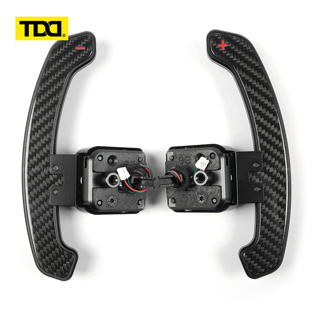 TDD Carbon Fiber Magnetic Paddle Shifters for Paddle Shifters For Audi B8 B8.5 A Series Q Series S Series RS