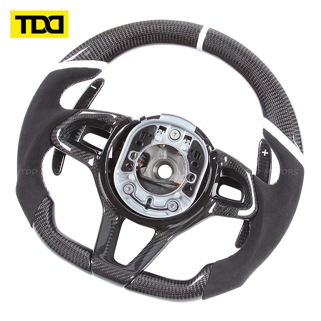 TDD Motors 100% Real Carbon Fiber Steering Wheel for Mclaren 520S MP4-12C / 650 570S 650S 675LT 720S GT