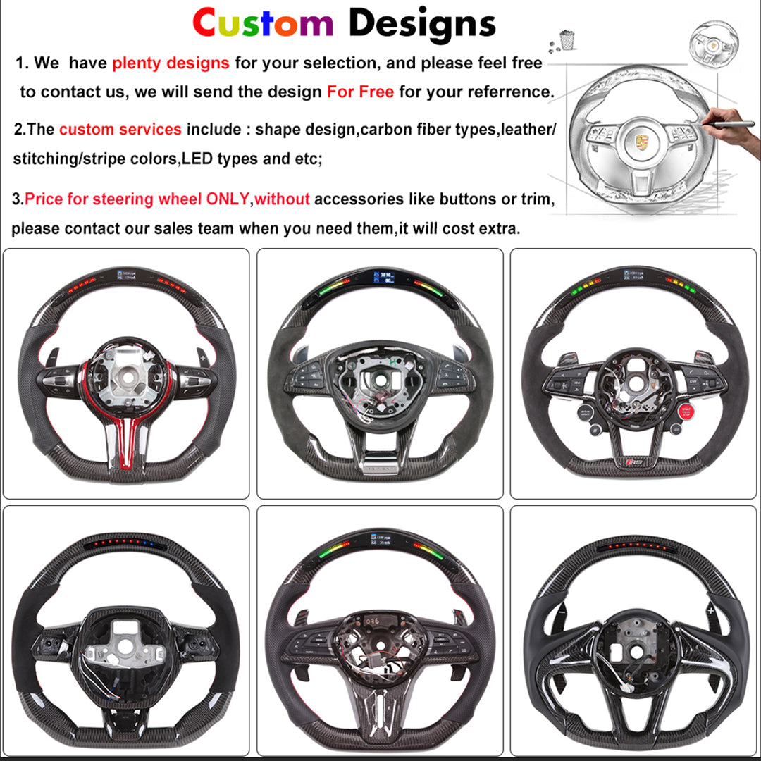 Galaxy Pro LED Steering Wheel for Audi A6 RS6 RS7