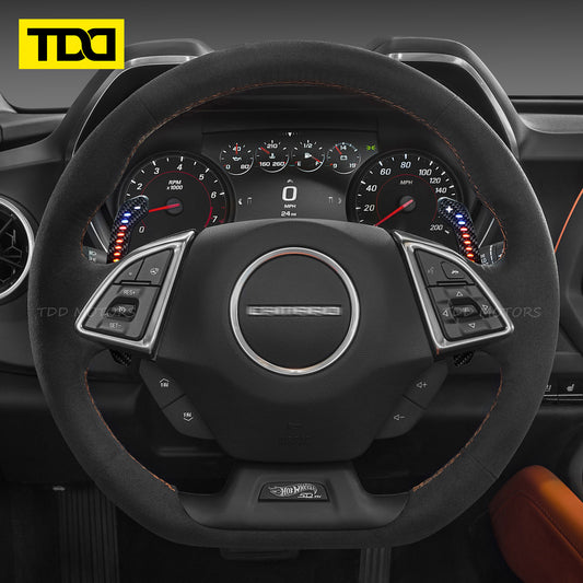 TDD Carbon Fiber Magnetic LED Paddle Shifters For Camaro /SS