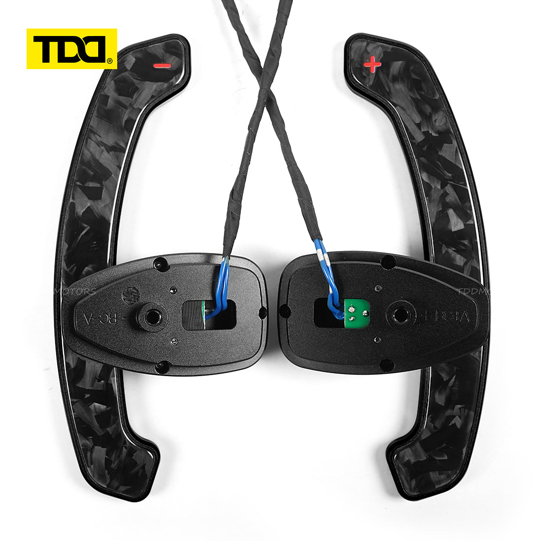 TDD Carbon Fiber  Magnetic Paddle Shifters for Paddle Shifters For  Mercedes Benz B Class(W246)2012-2014 W176 W204 W212 W166