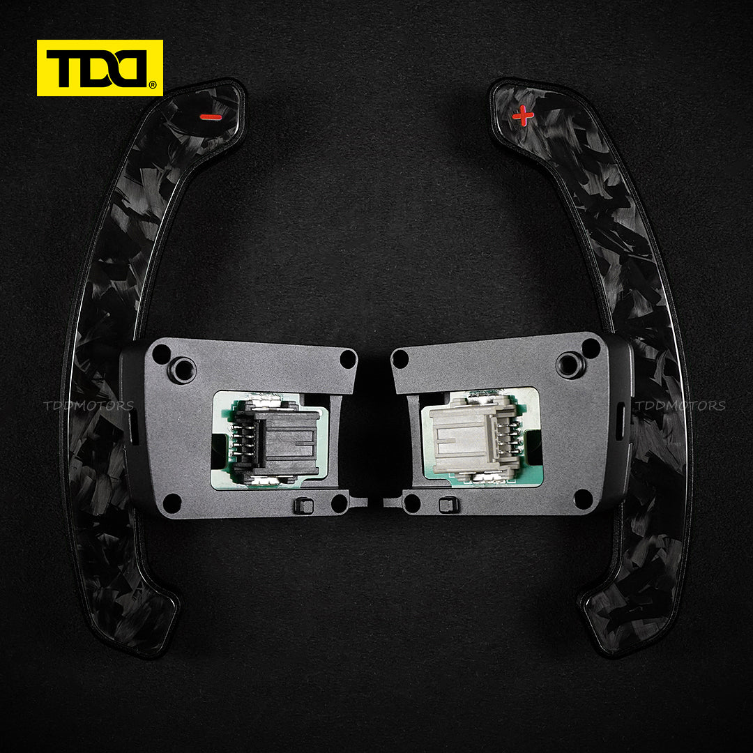 TDD Carbon Fiber  Magnetic Paddle Shifters for Paddle Shifters For Mustang