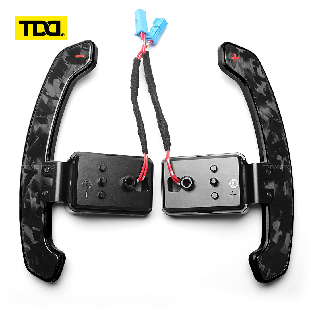 TDD Carbon Fiber Magnetic Paddle Shifters For BMW F10 F06 F07 F11 F18 F12 F13 F01 F02 F30 F31 F32 F33 F34 2 3 4 5 6 7 Series G20 G30 G32 G38 G12 G01 G80 F90 F92 30 X3: G01 X4: G02 X5: G05 X6: G06 X7 G07 F20 F30 F32 F34 F36 F80 I8 7 Series