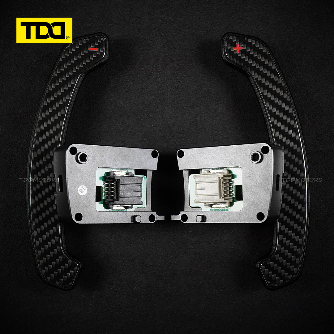TDD Carbon Fiber  Magnetic Paddle Shifters for Paddle Shifters For Mustang