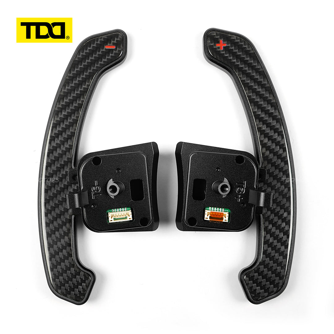 TDD Carbon Fiber  Magnetic Paddle Shifters for Paddle Shifters For Audi T8 Series