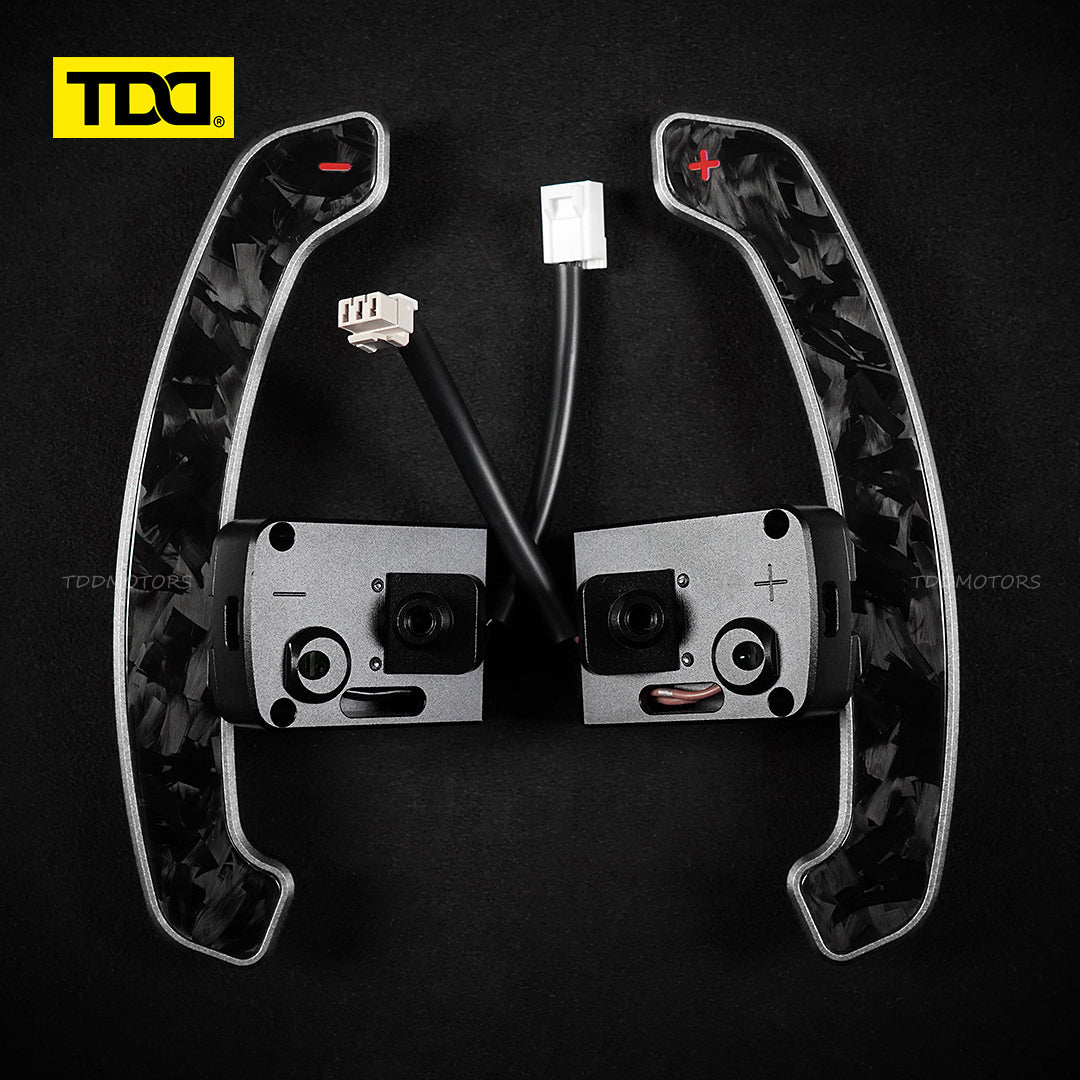 TDD Carbon Fiber  Magnetic Paddle Shifters for Paddle Shifters For Nissan
