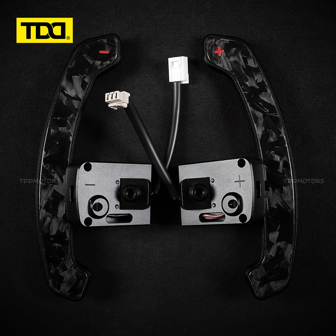 TDD Carbon Fiber  Magnetic Paddle Shifters for Paddle Shifters For Nissan
