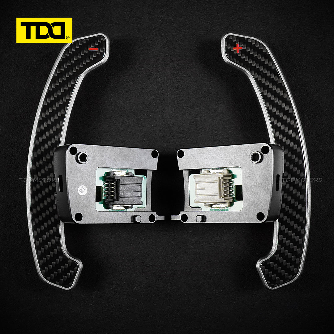 TDD Carbon Fiber  Magnetic Paddle Shifters for Paddle Shifters For Mustang