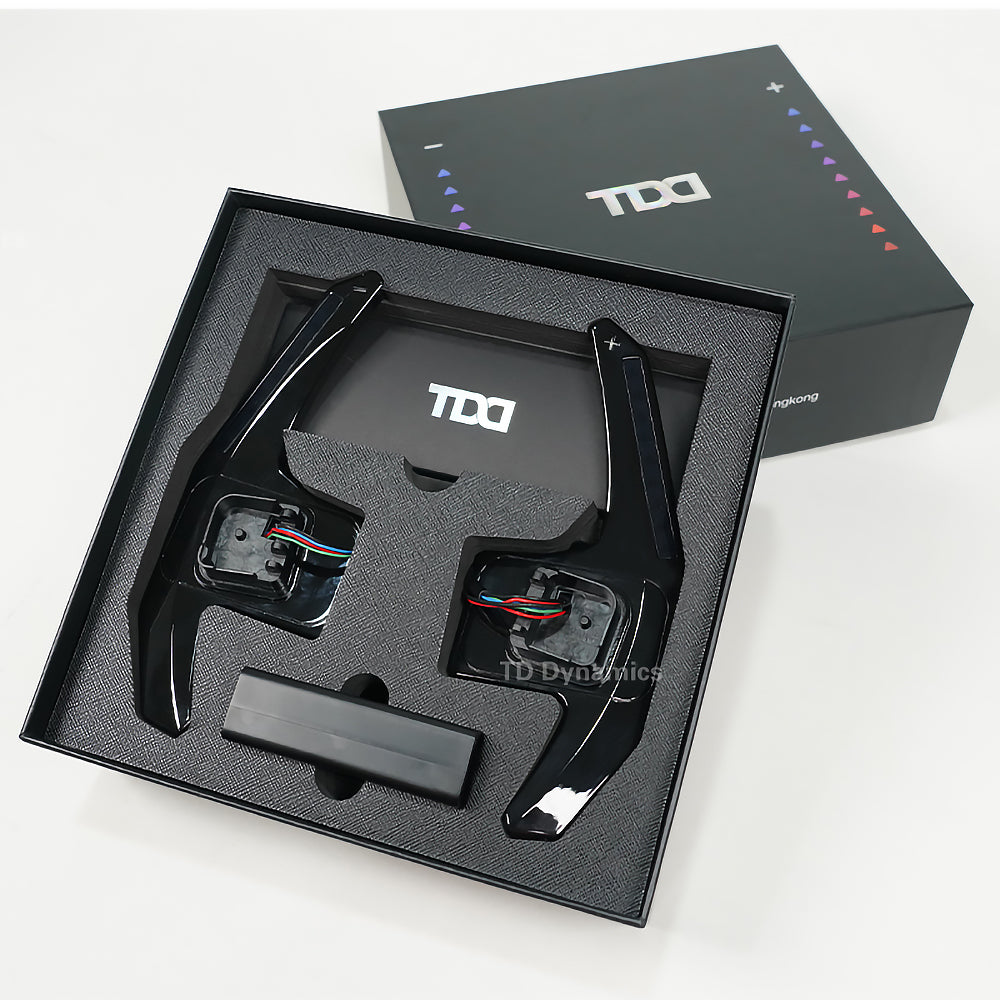 TDD Motors LED Paddle Shifter Extension for Audi A1：2014-2016; A3：2014-2016_x000b_A4：2013-2016 A5：2013-2016; A6:2012-2017;  A7: 2011-2018;S6：2013-2018; S8:2013-2019