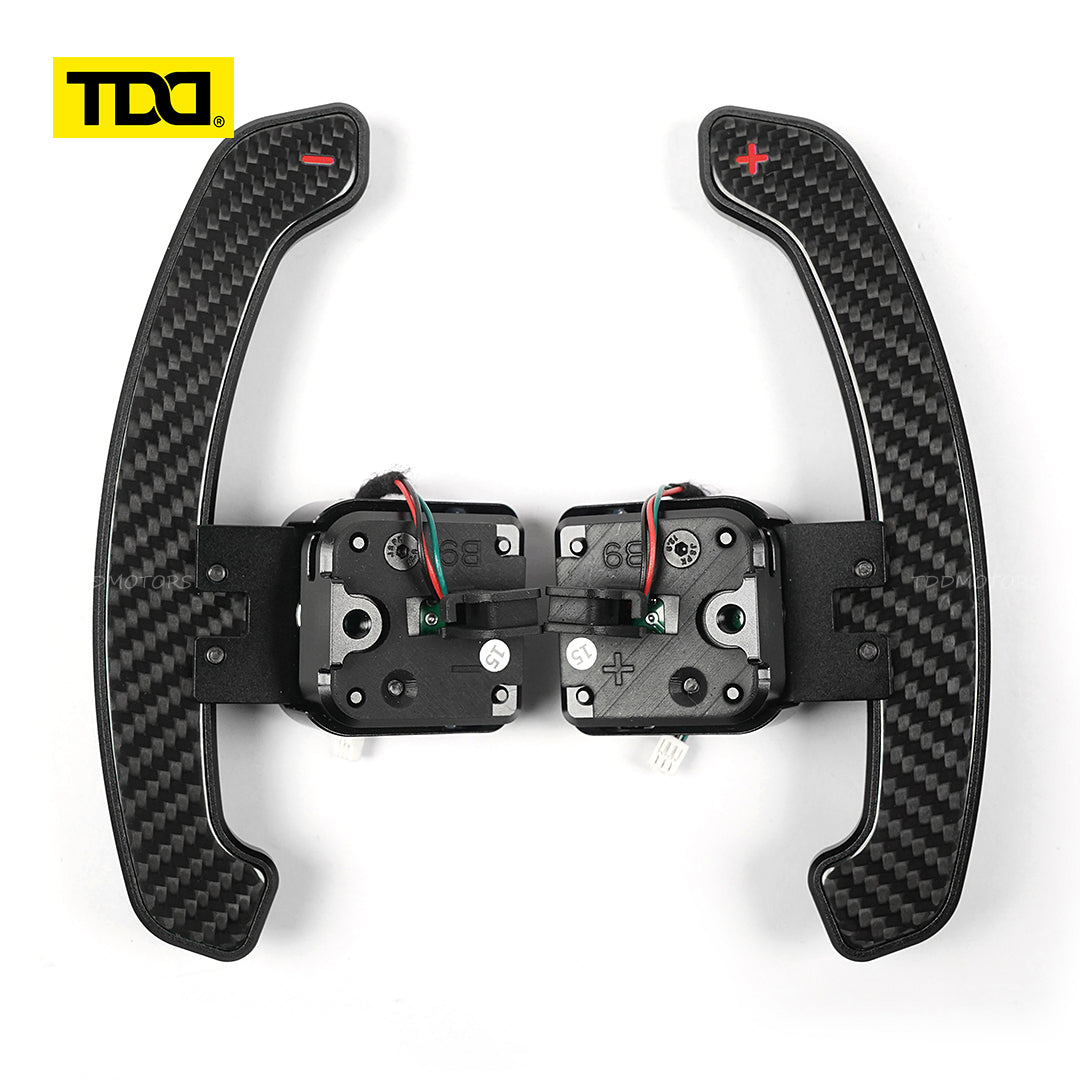 TDD Carbon Fiber Magnetic Paddle Shifters for Paddle Shifters For Audi B9 series