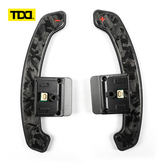 TDD Glossy Carbon Fiber Magnetic Paddle Shifter For BMW G68 G60 Standard Wheelbase 2023- Touring G61 2024- Long Wheelbase 2024-