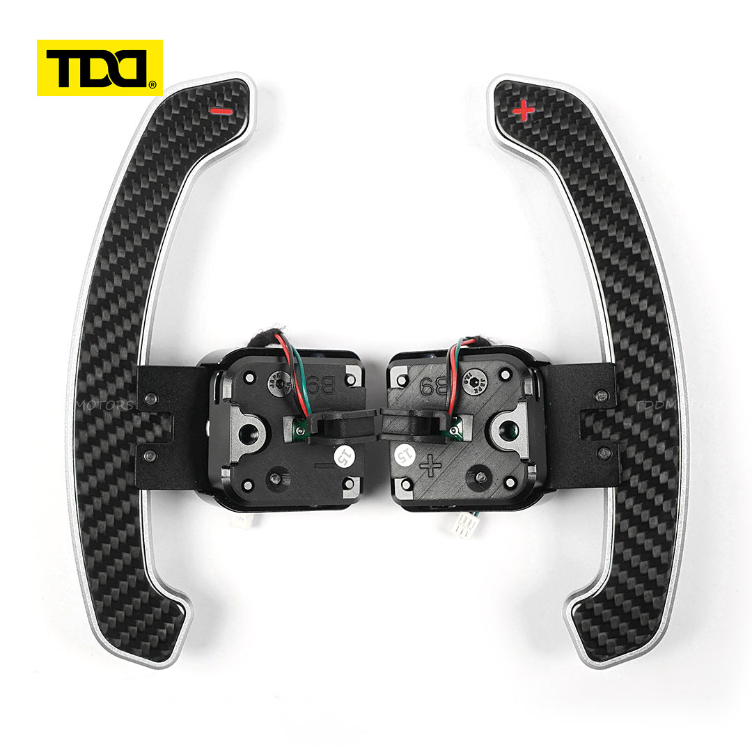 TDD Carbon Fiber Magnetic Paddle Shifters for Paddle Shifters For Audi B9 series