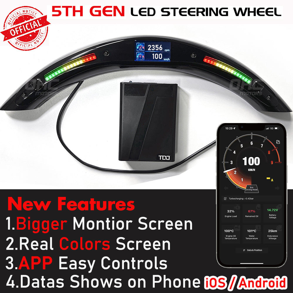 Galaxy Pro LED Steering Wheel for Mustang 2016-2018