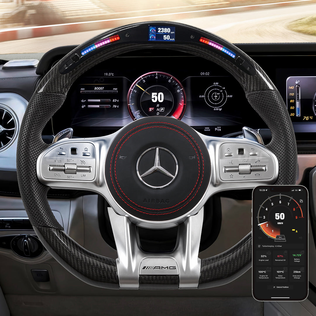 Galaxy Pro LED Steering Wheel for Mercedes Benz AMG 2019+