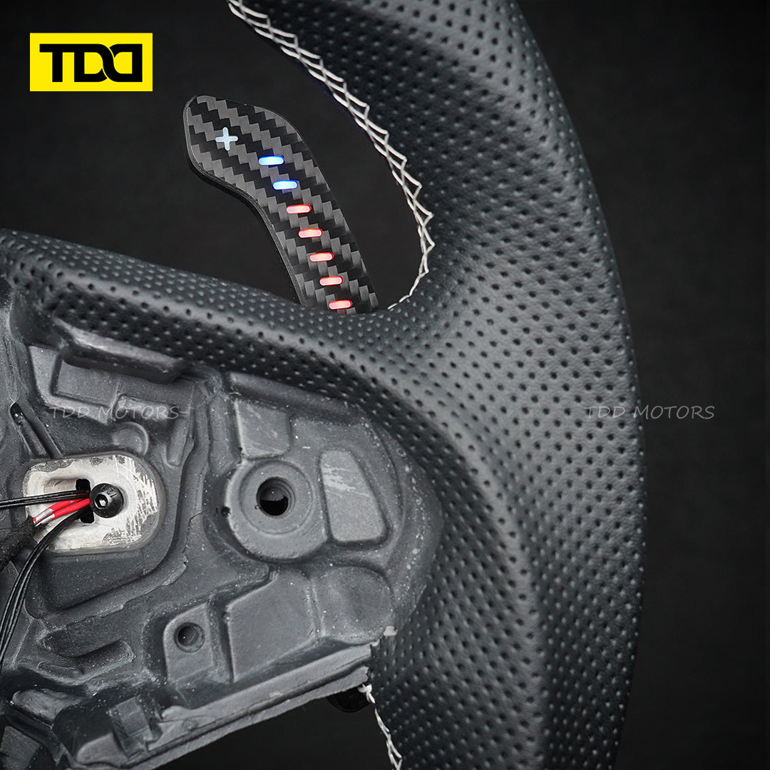 TDD Carbon Fiber Magnetic LED Paddle Shifters For Supra A90 A91 2019-2024