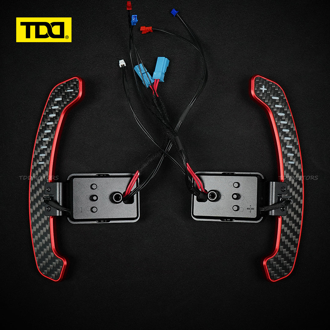 TDD Carbon Fiber LED Magnetic Paddle Shifters for  MiNi F56 F55 F54