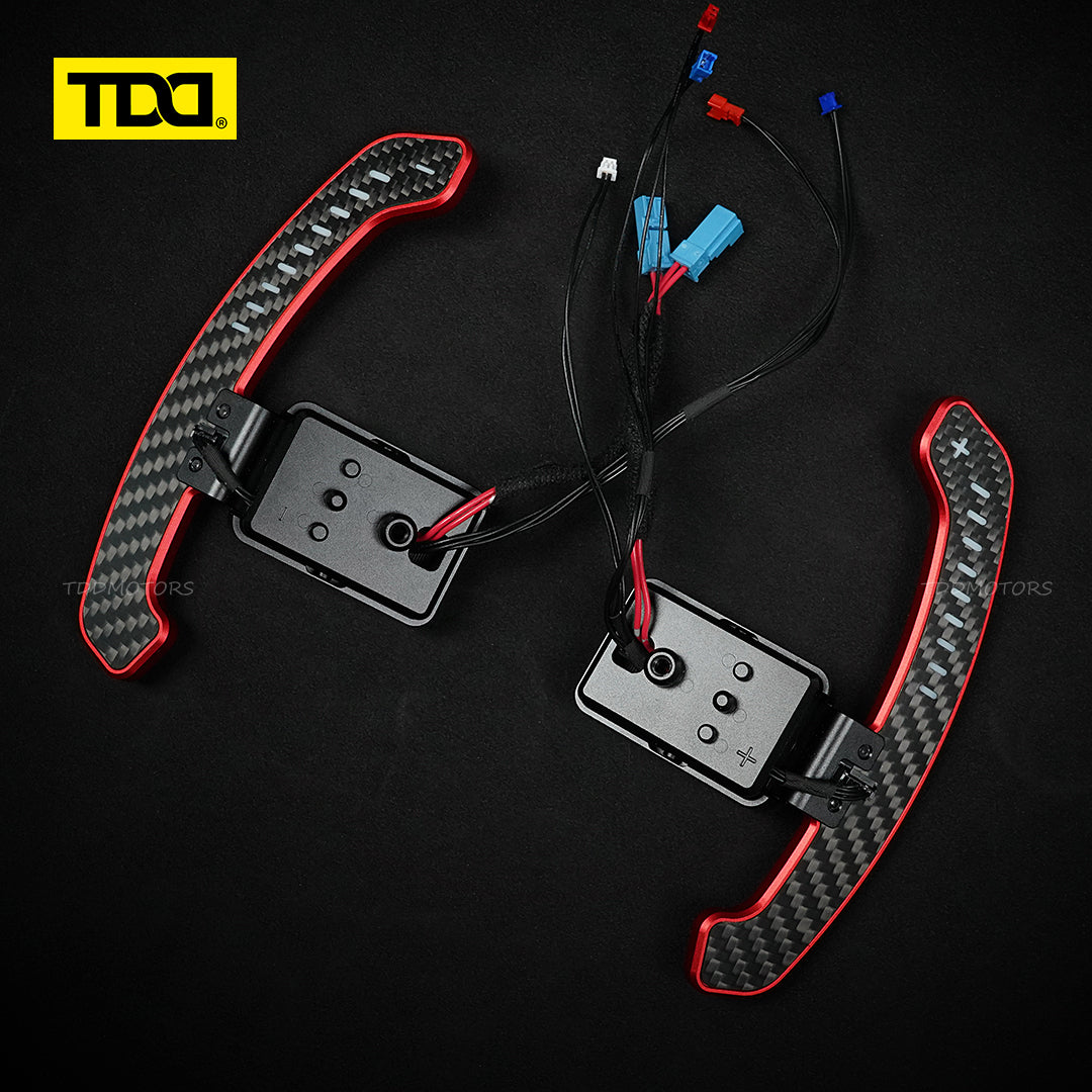 TDD Carbon Fiber LED Magnetic Paddle Shifters for  MiNi F56 F55 F54