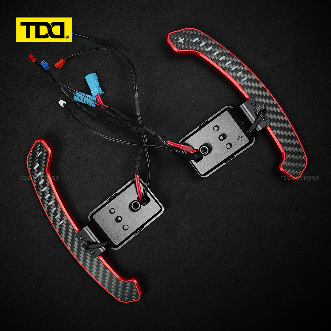 TDD Carbon Fiber LED Magnetic Paddle Shifters for  MiNi F56 F55 F54