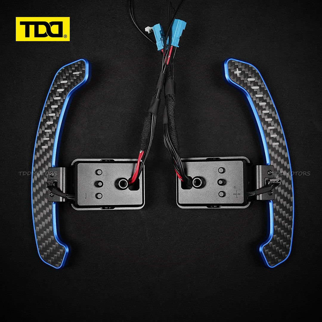 TDD Carbon Fiber LED Magnetic Paddle Shifters for  MiNi F56 F55 F54