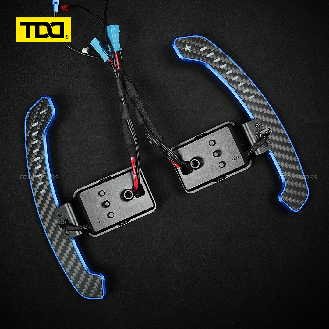 TDD Carbon Fiber LED Magnetic Paddle Shifters for  MiNi F56 F55 F54
