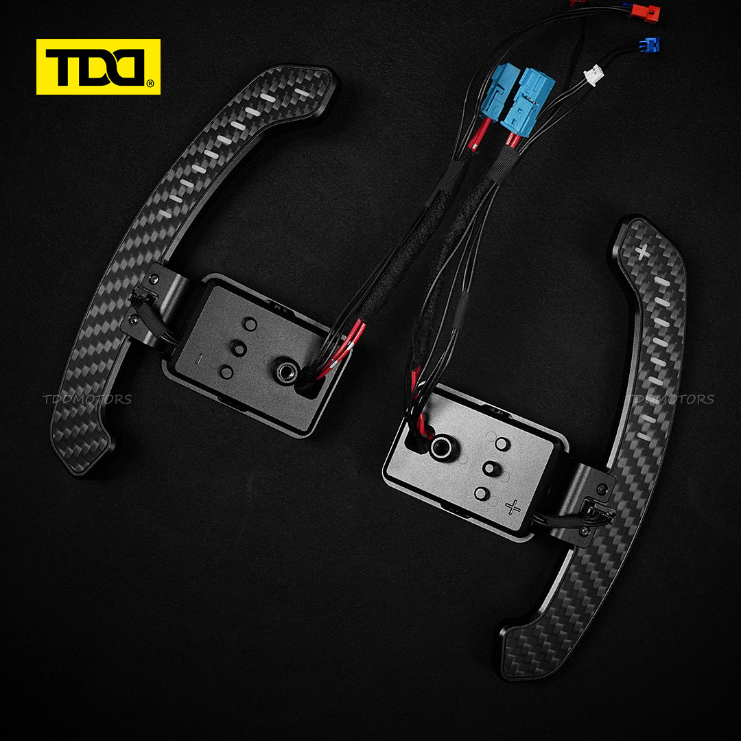 TDD Carbon Fiber LED Magnetic Paddle Shifters for  MiNi F56 F55 F54