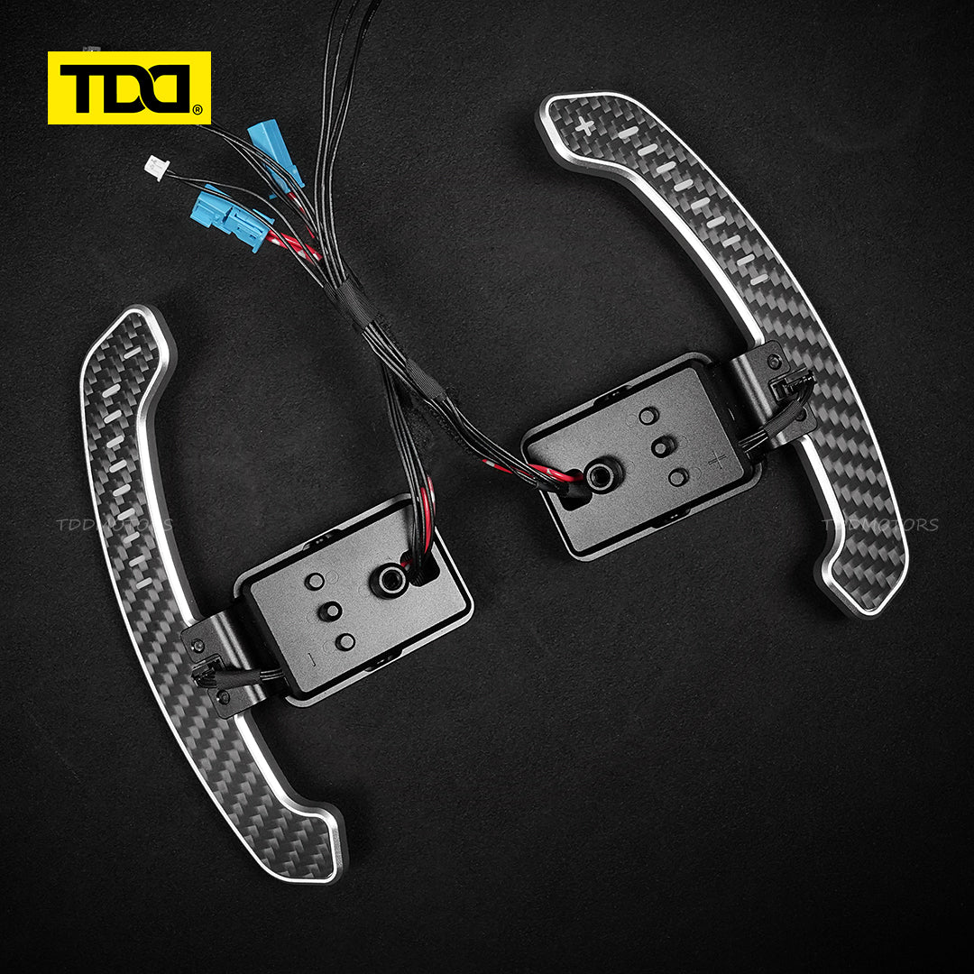 TDD Carbon Fiber LED Magnetic Paddle Shifters for  MiNi F56 F55 F54