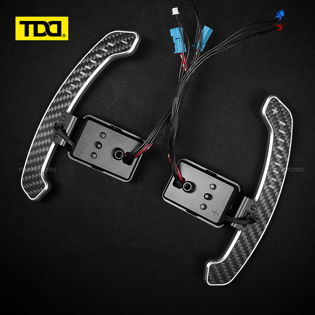 TDD Carbon Fiber LED Magnetic Paddle Shifters for  MiNi F56 F55 F54